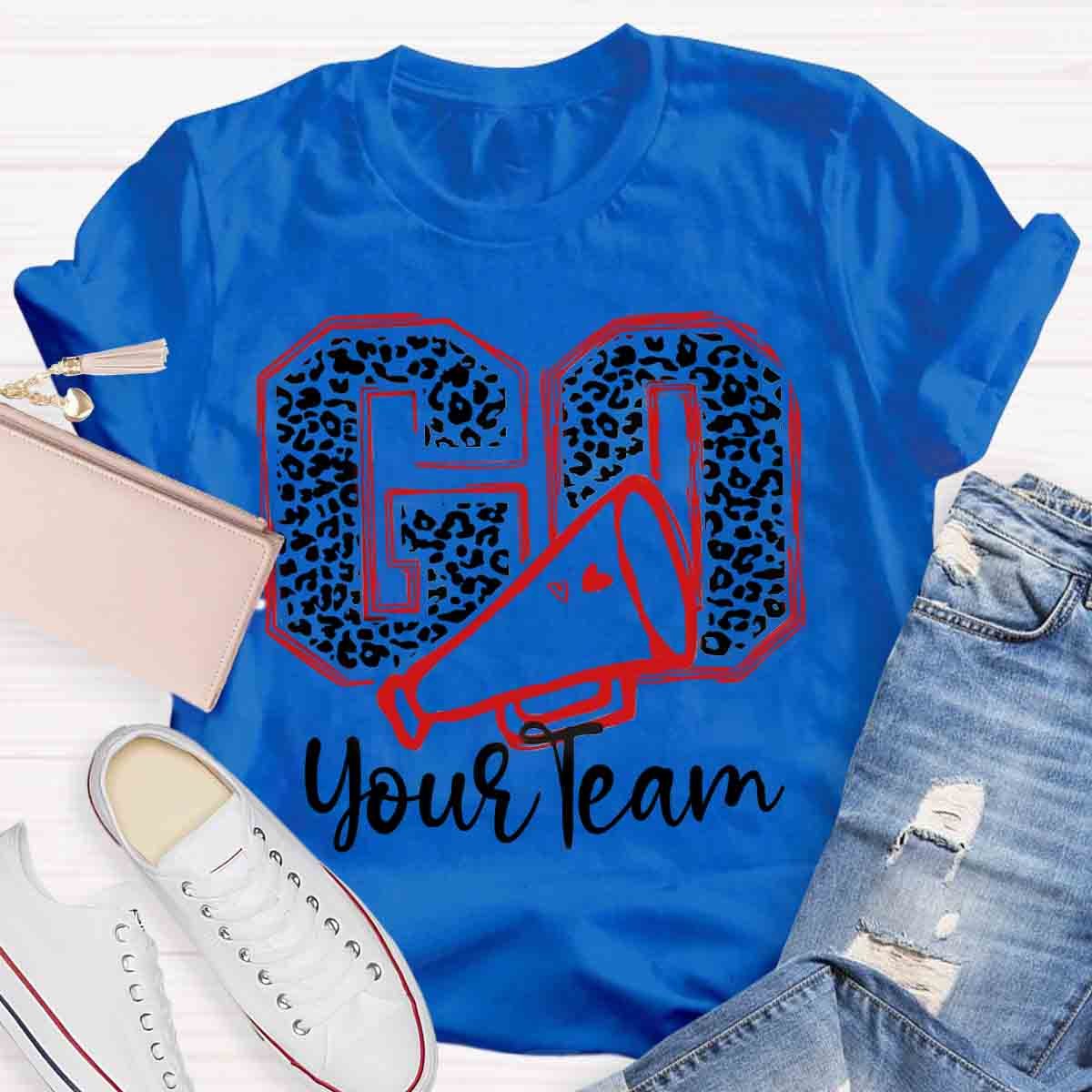 Personalized Team Name Go Go Go Teacher T-Shirt