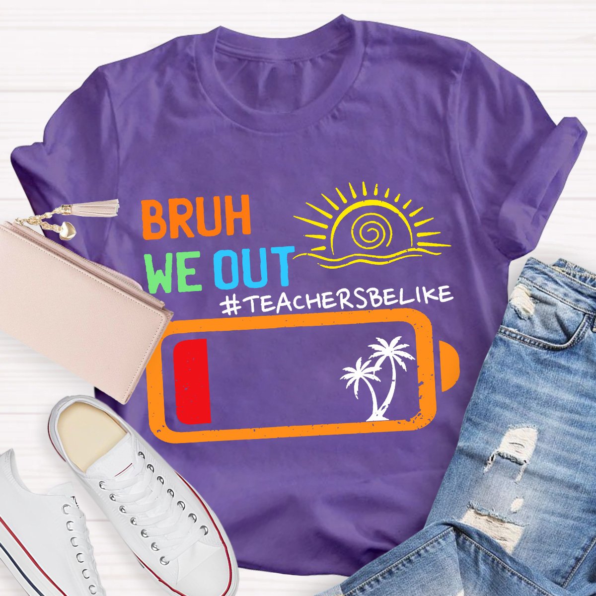 Bruh We Out Teachers Shirt