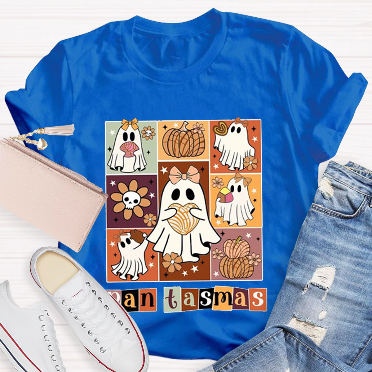 Funny Pantasmas Halloween Teacher T-Shirt