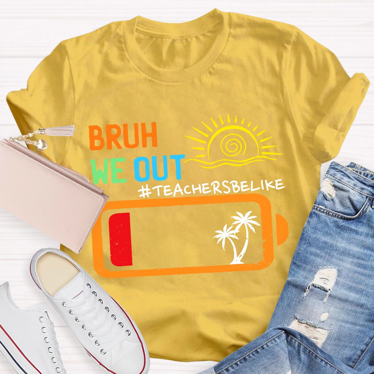 Bruh We Out Teachers Shirt