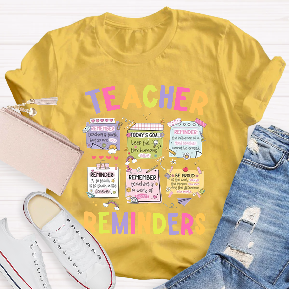 Teacher Reminder Funny Milk Box T-Shirt