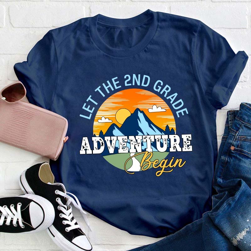 Personalized Let The Adventure Begin Teacher T-Shirt