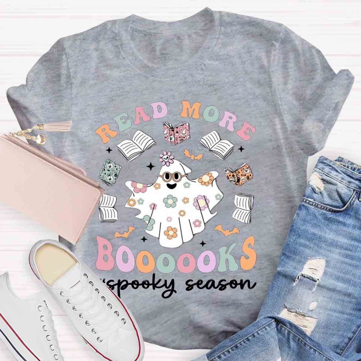 Read More Books Teacher Halloween Shirt