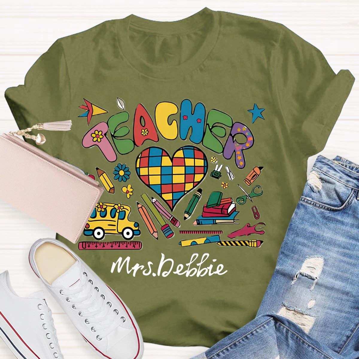 Personalized Name Teaching Aids T-Shirt