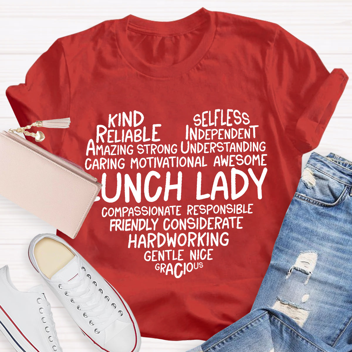 Lunch Lady Kind Amazing T-shirt