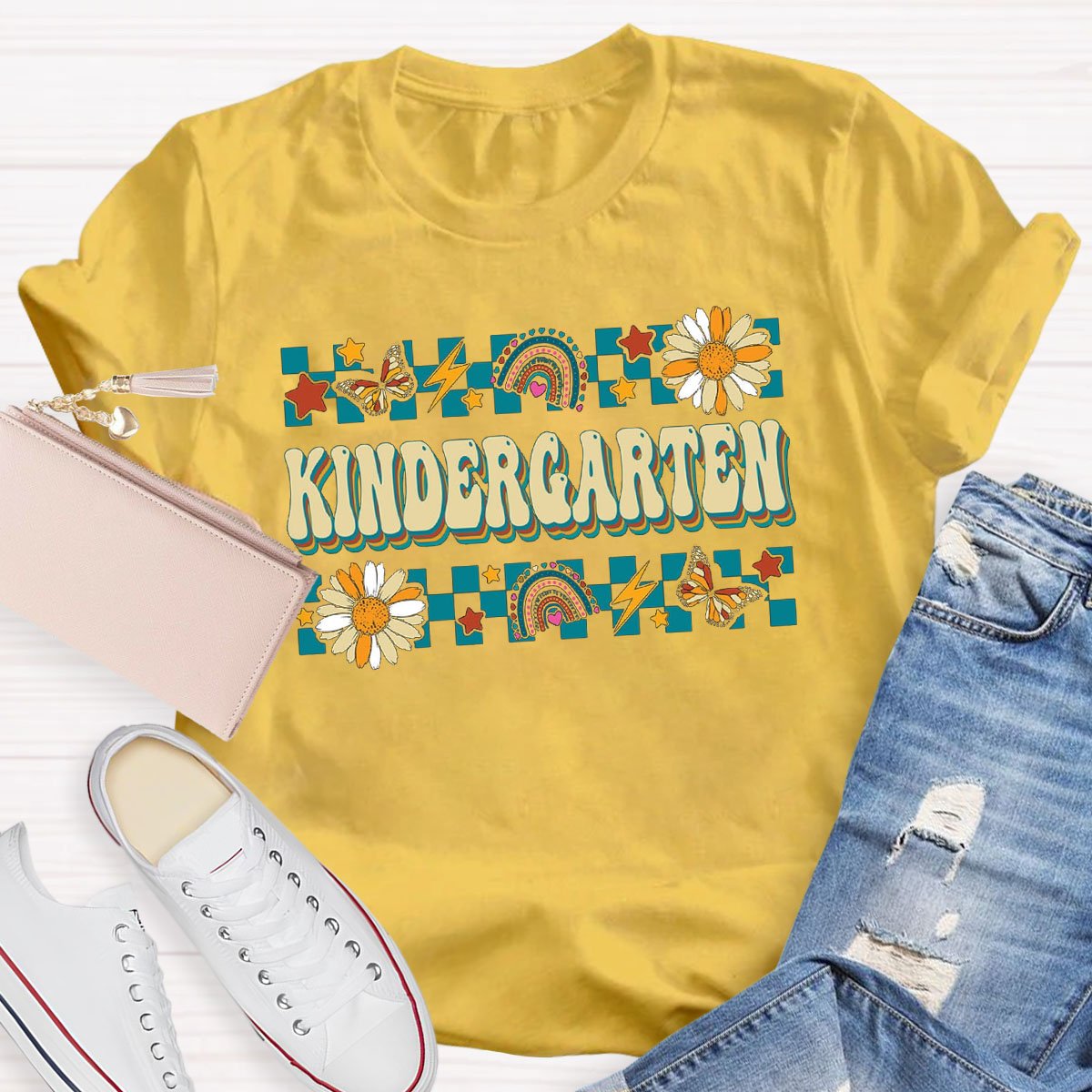 Personalized Design Grade With Butterfly T-Shirt