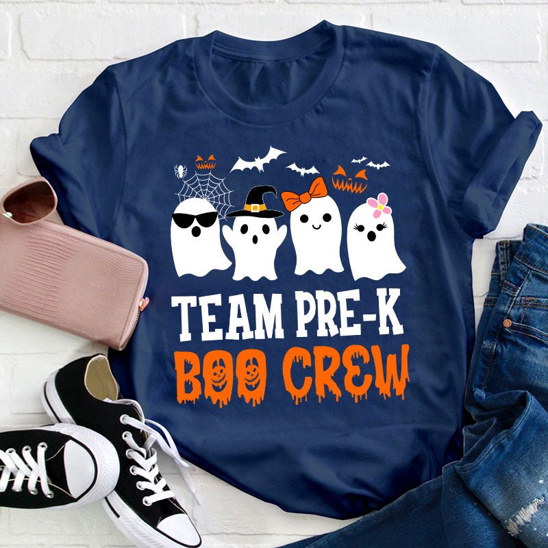 Personalized Team Boo Crew Teacher T-Shirt