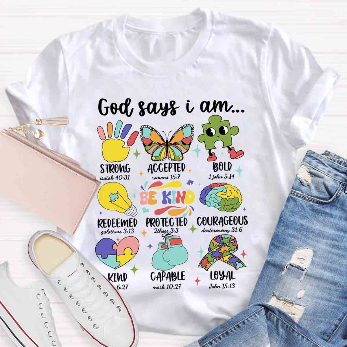 God Says I am a Teacher Shirt