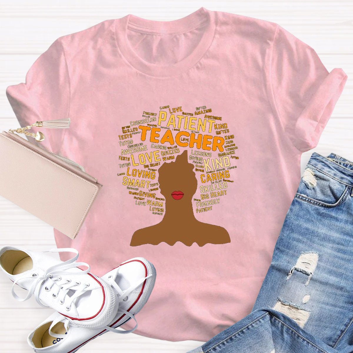 Patient Teacher Love Kind Caring Teacher Shirt