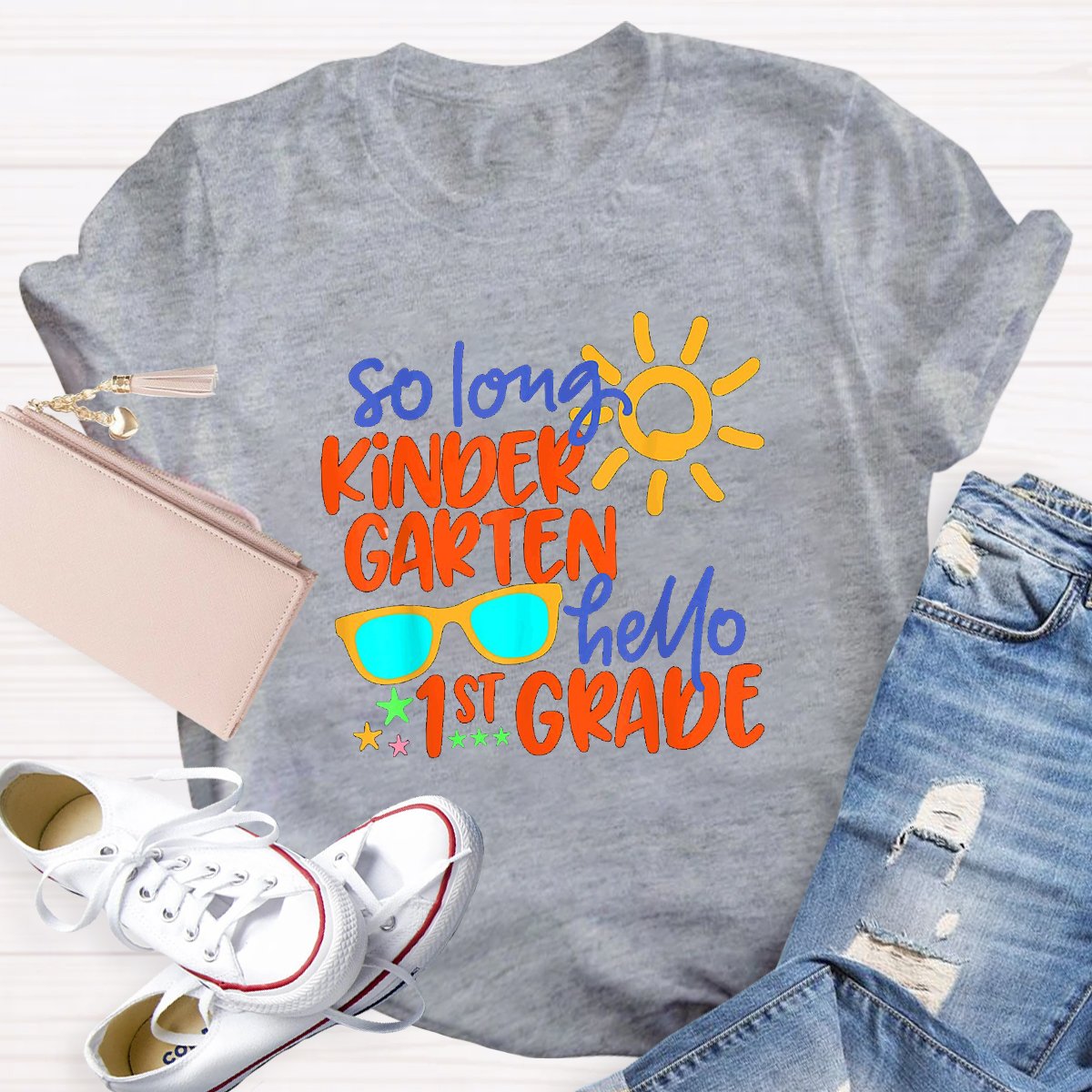 So Long Kindergarten Hello 1st Grade Teacher Shirt