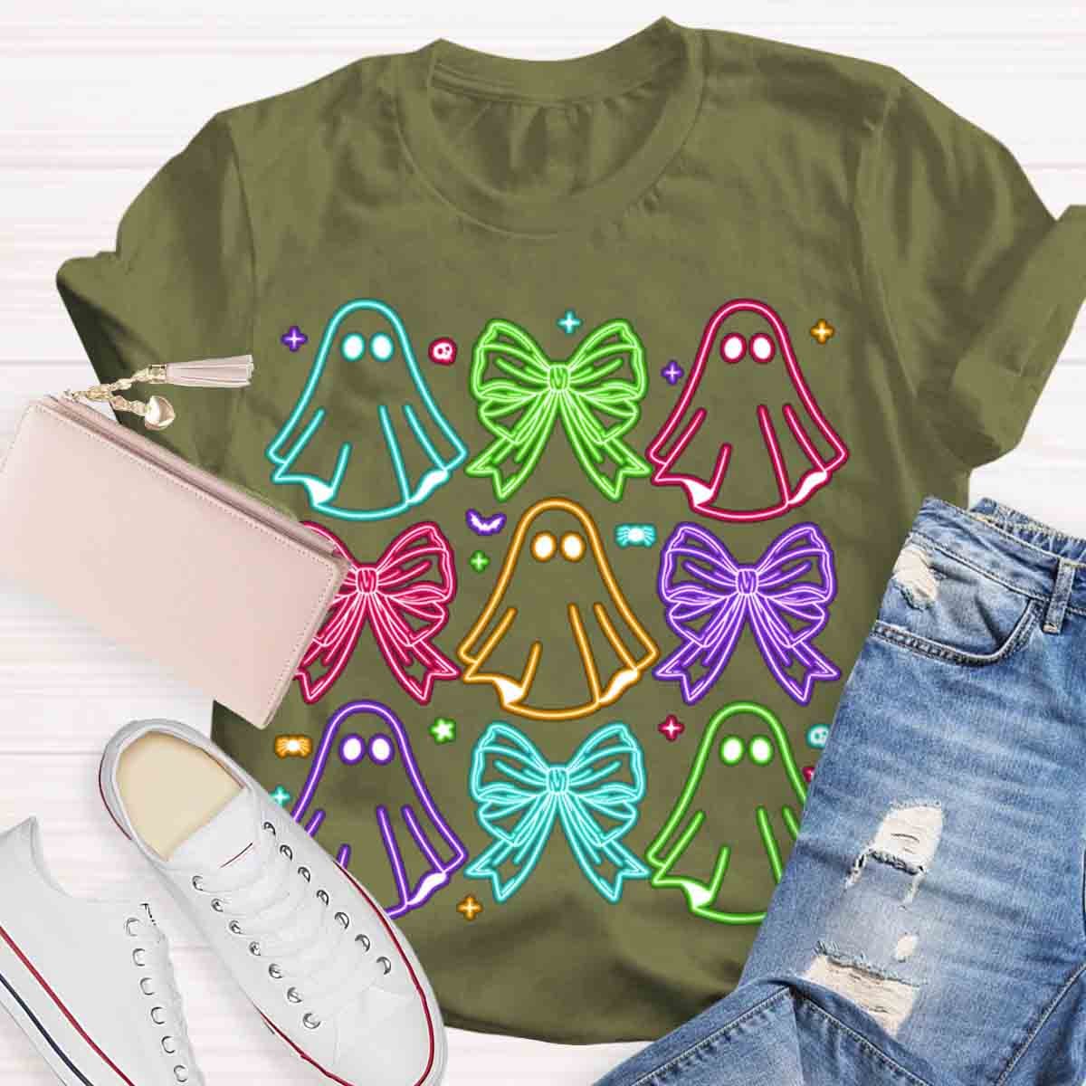 Halloween Ghost Neon Shirt