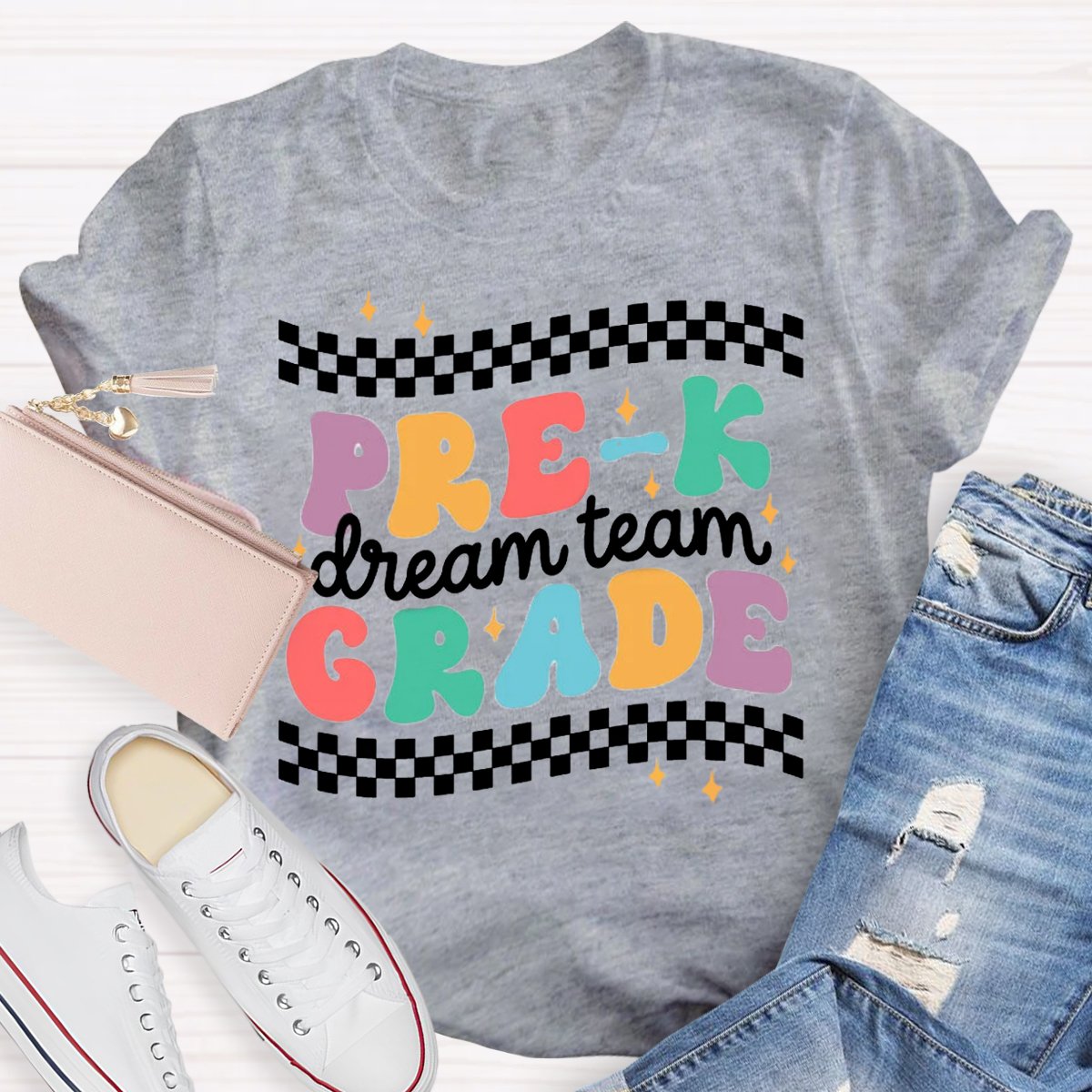 Personalized Grade Dream Team Back To School T-shirt