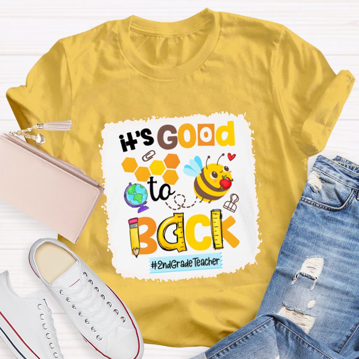 Personalized It's Good To Back 2nd Grade Teacher Shirt