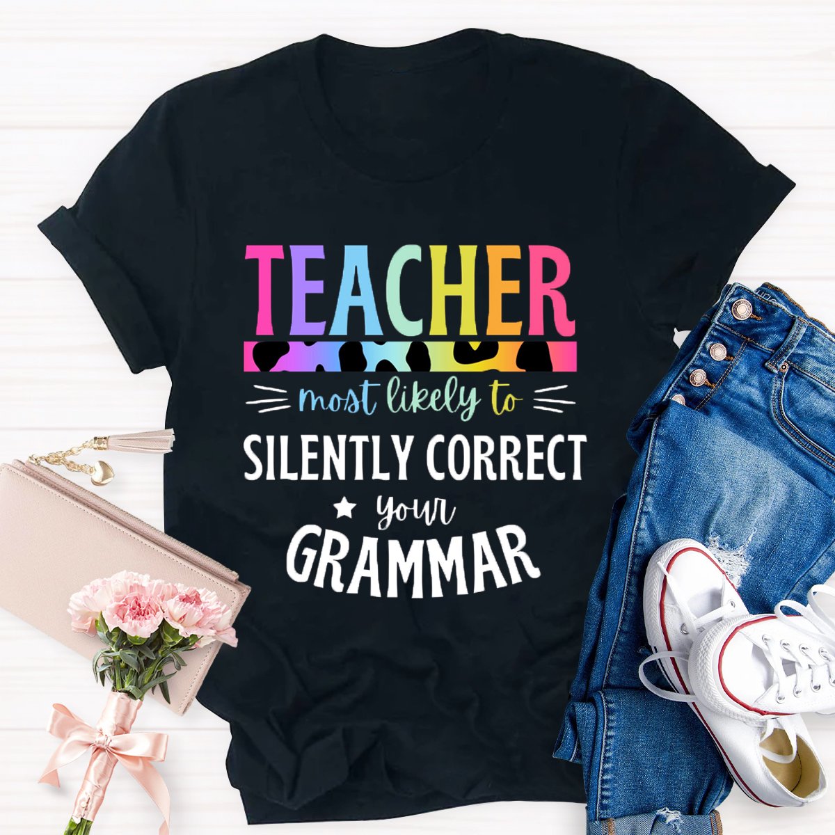 Personalized Text Teacher Group Most Likely To Shirt