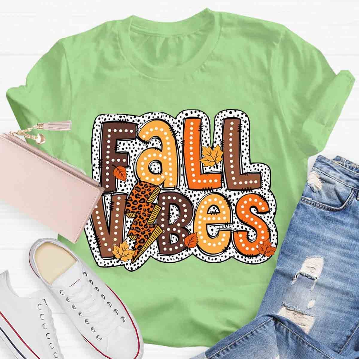 Autumn Design Fall Vibes Shirt