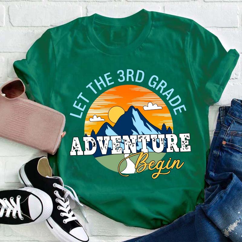 Personalized Let The Adventure Begin Teacher T-Shirt