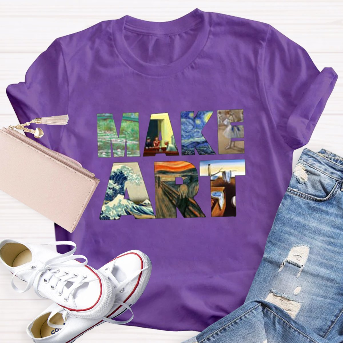 Make Art Teacher Shirt