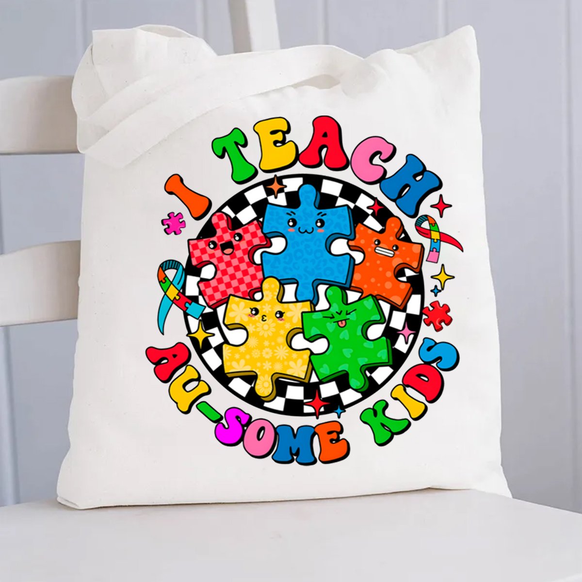 I Teach Au-some Kids Tote Bag