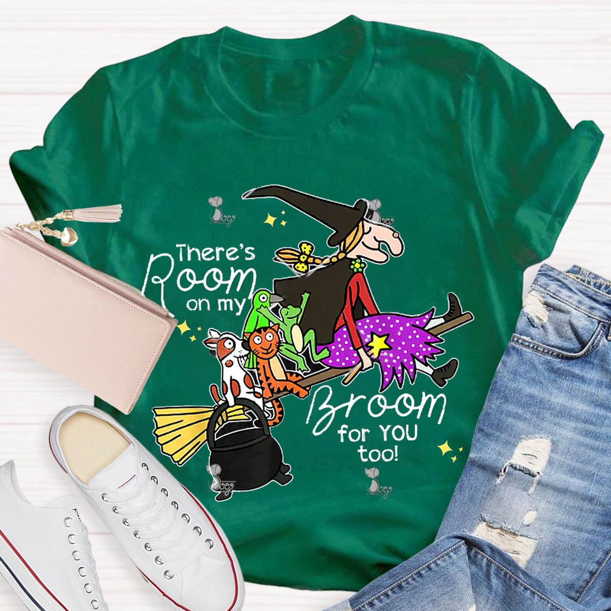 There's Room On My Broom For You Too Teacher T-Shirt