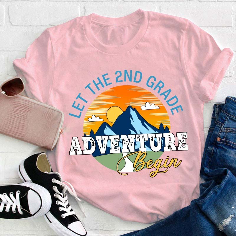 Personalized Let The Adventure Begin Teacher T-Shirt