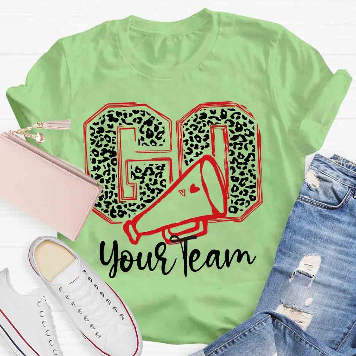 Personalized Team Name Go Go Go Teacher T-Shirt