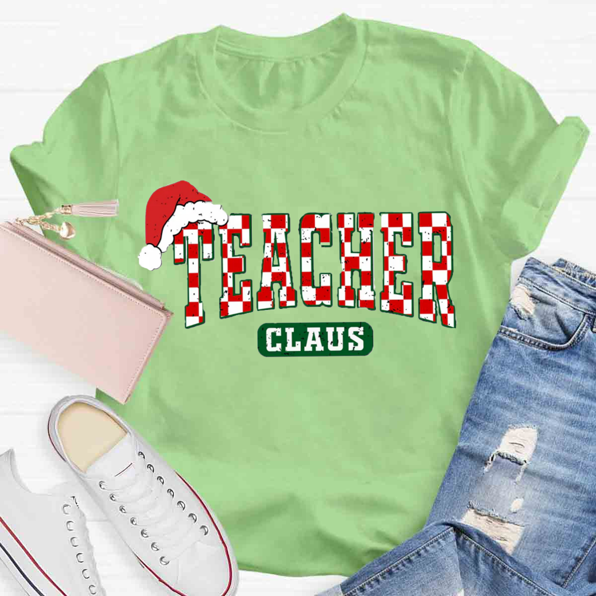 Teacher Claus Christmas  T-Shirt