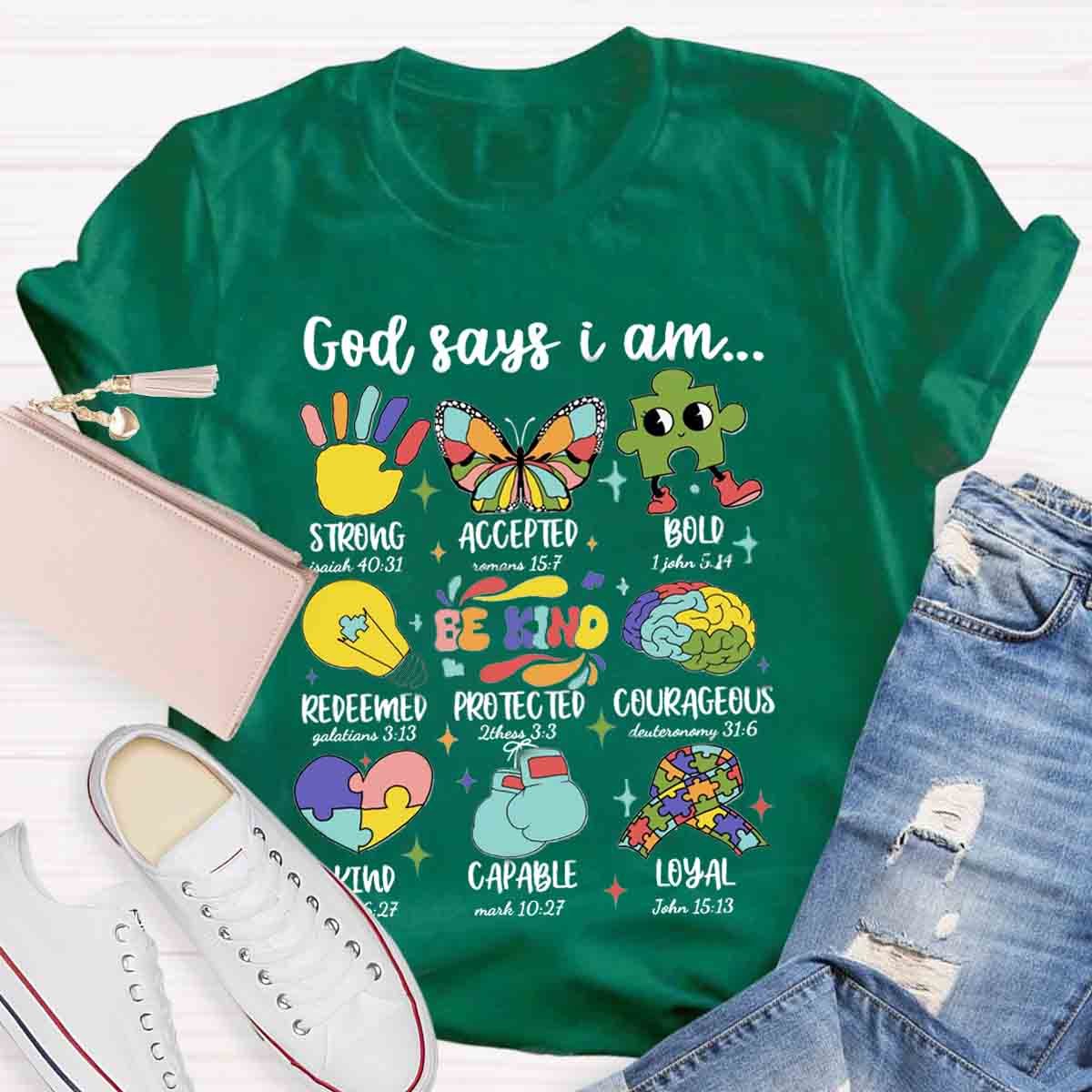 God Says I am a Teacher Shirt