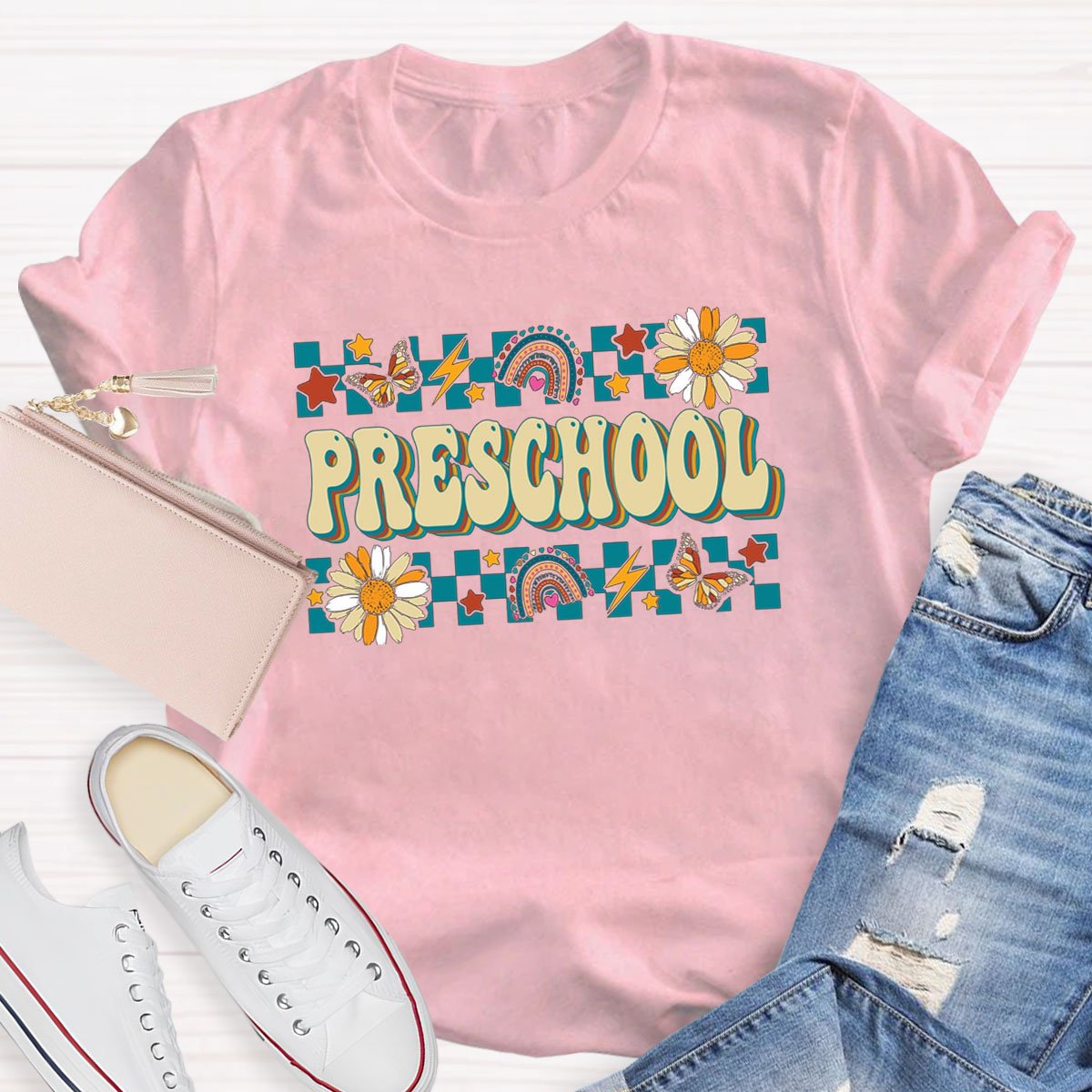 Personalized Design Grade With Butterfly T-Shirt