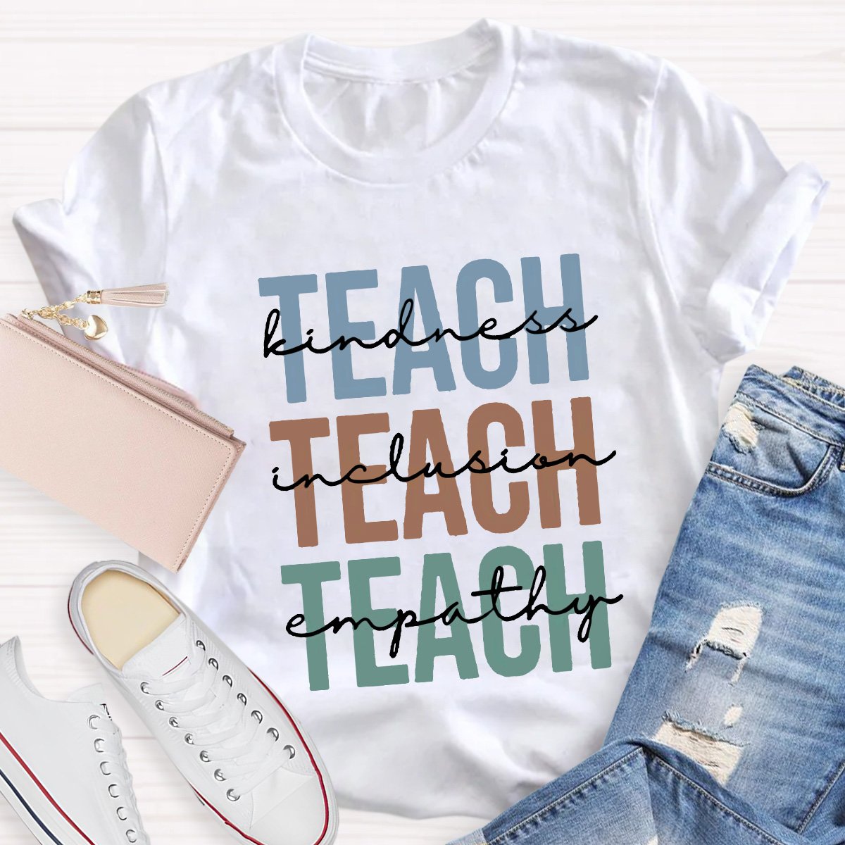 Teach Kindness Teacher Shirt