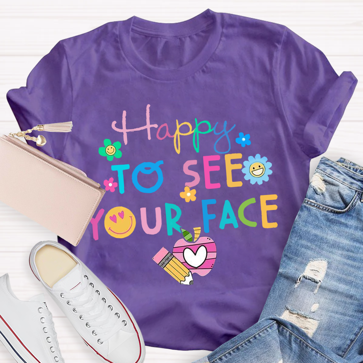 Back To School Happy To See Your Face T-Shirt