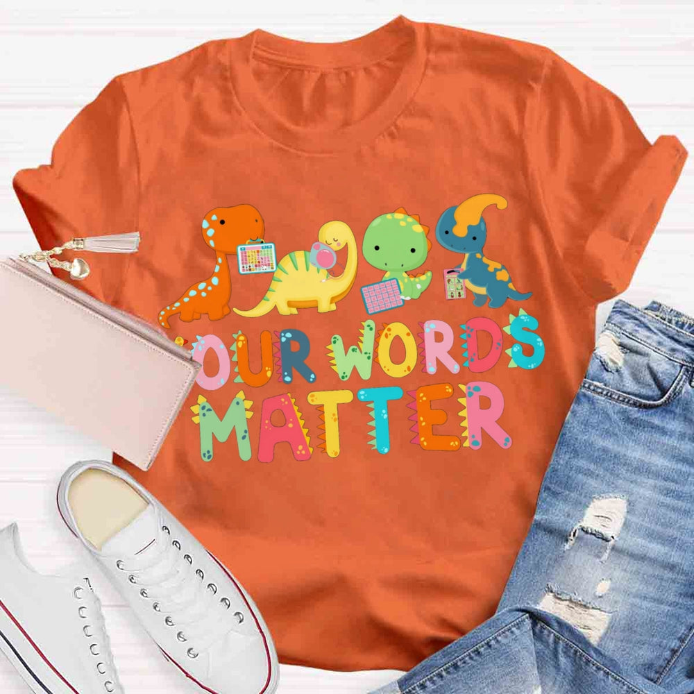 Your World Matters Dinosaur T-shirt