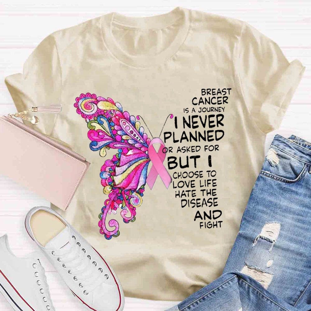 Breast Cancer Awareness Teacher T-Shirt