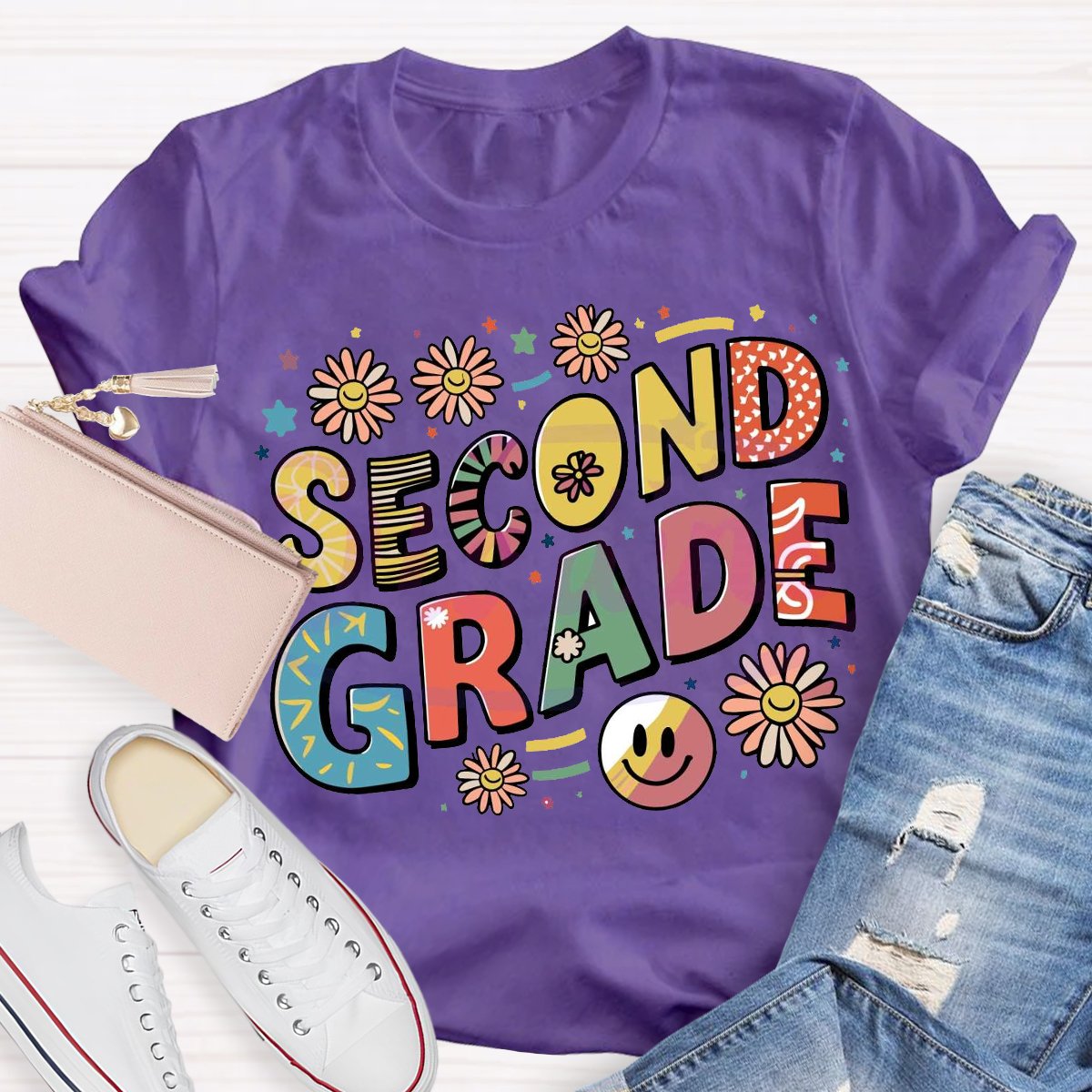 Personalized Your Grade Funny Teacher T-Shirt