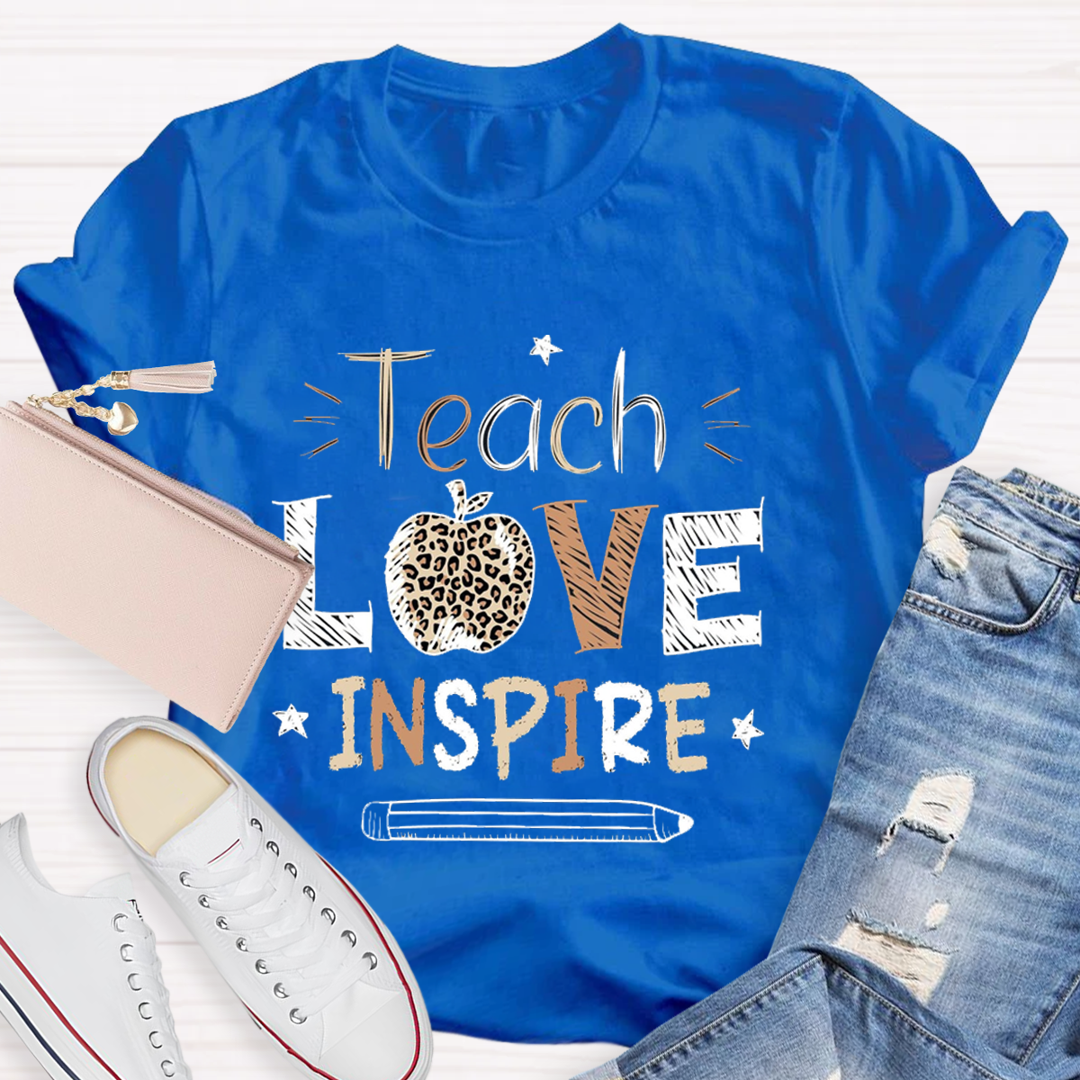 Teach Love Inspire Teacher T-Shirt