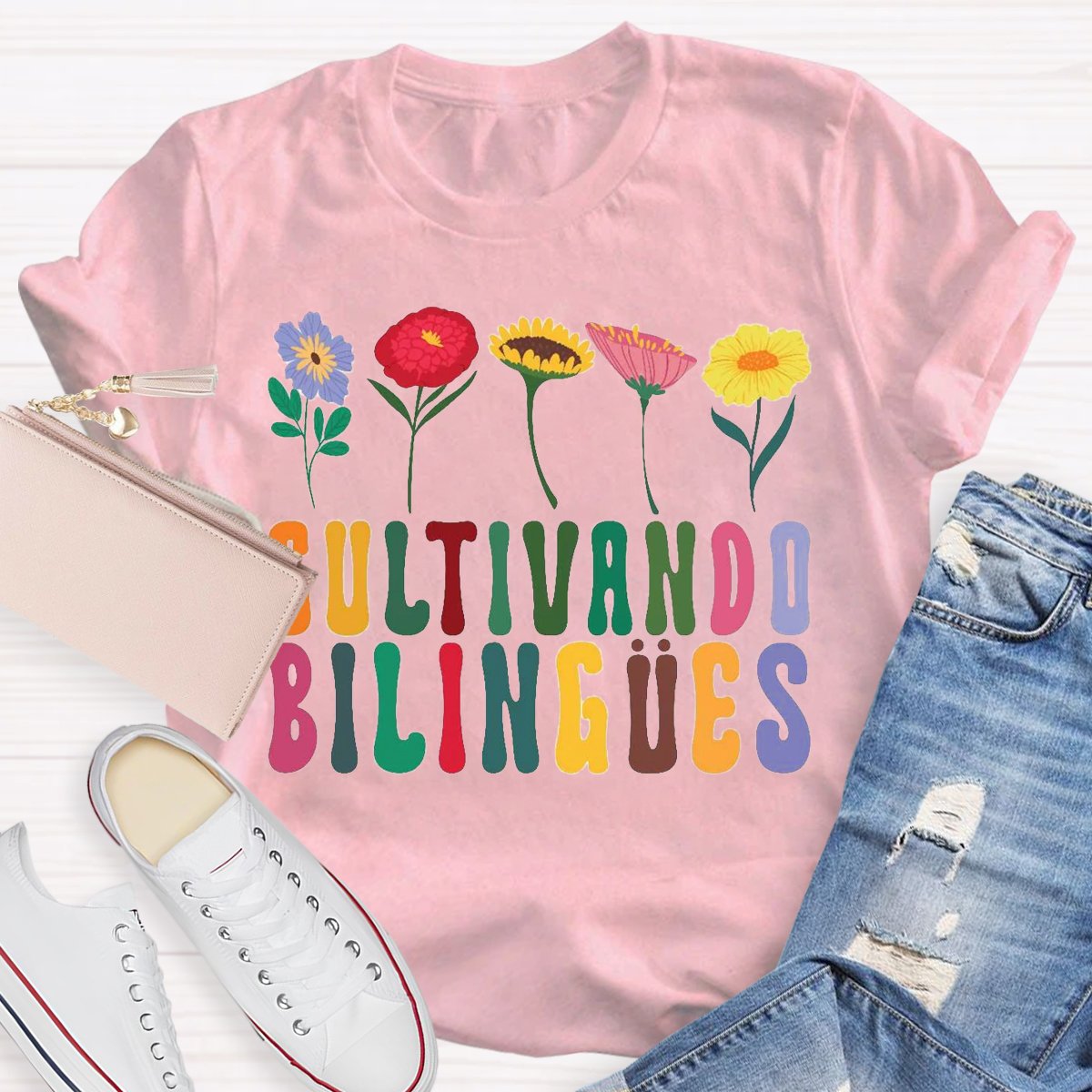 Cultivando Bilingües Bilingual Teacher Shirt