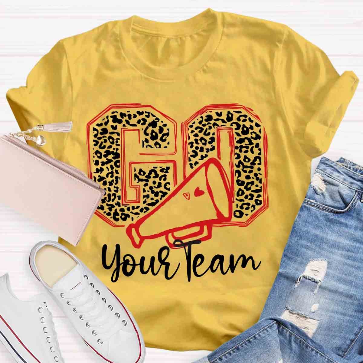 Personalized Team Name Go Go Go Teacher T-Shirt