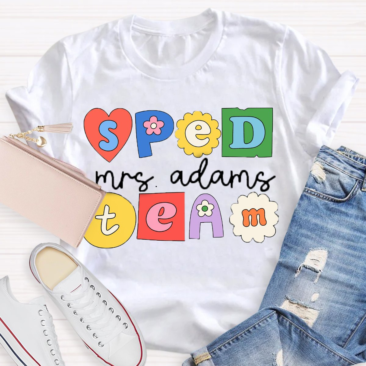 Personalized Name Special Education Teacher TShirt