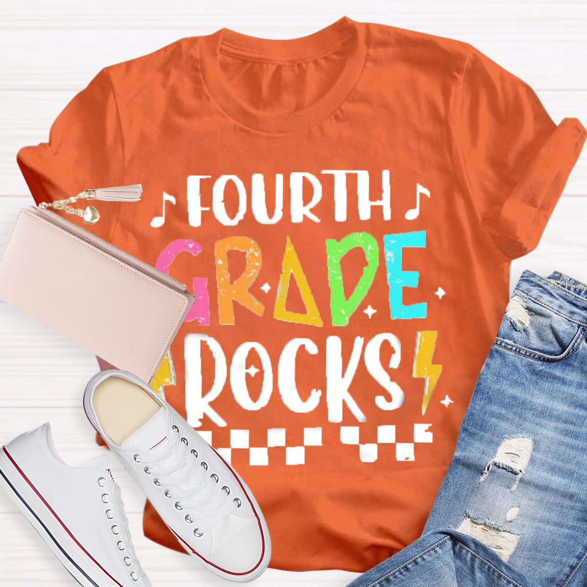 Personalized Grade Rocks Teachers Back To School Shirts