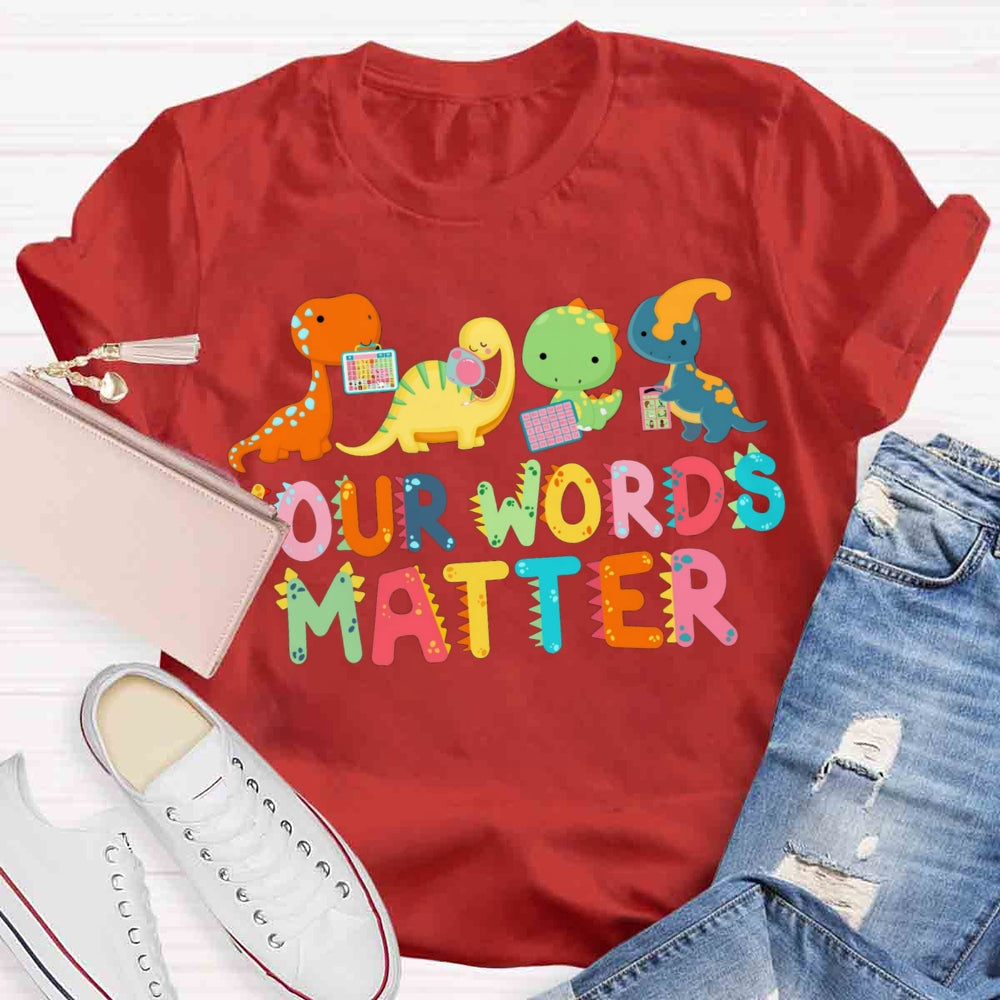 Your World Matters Dinosaur T-shirt