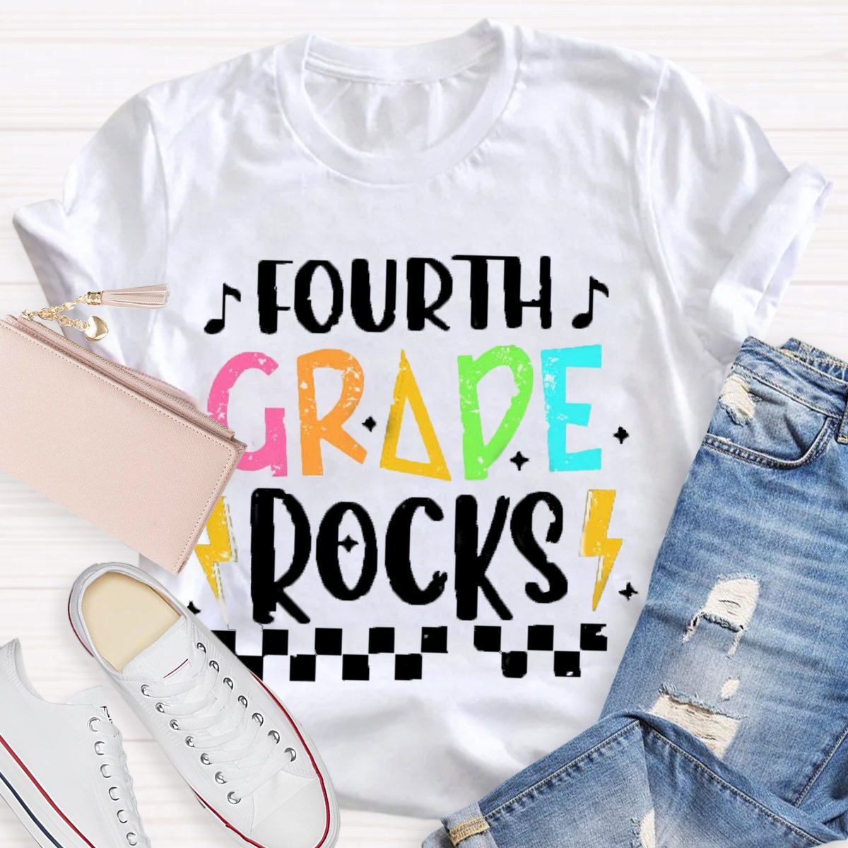 Personalized Grade Rocks Teachers Back To School Shirts