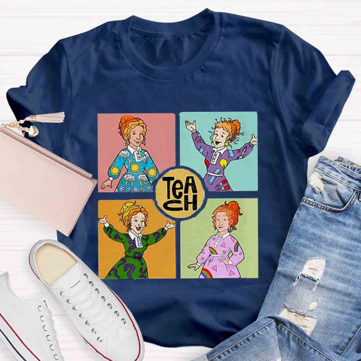 Teach Magic School Bus Teacher T-Shirt