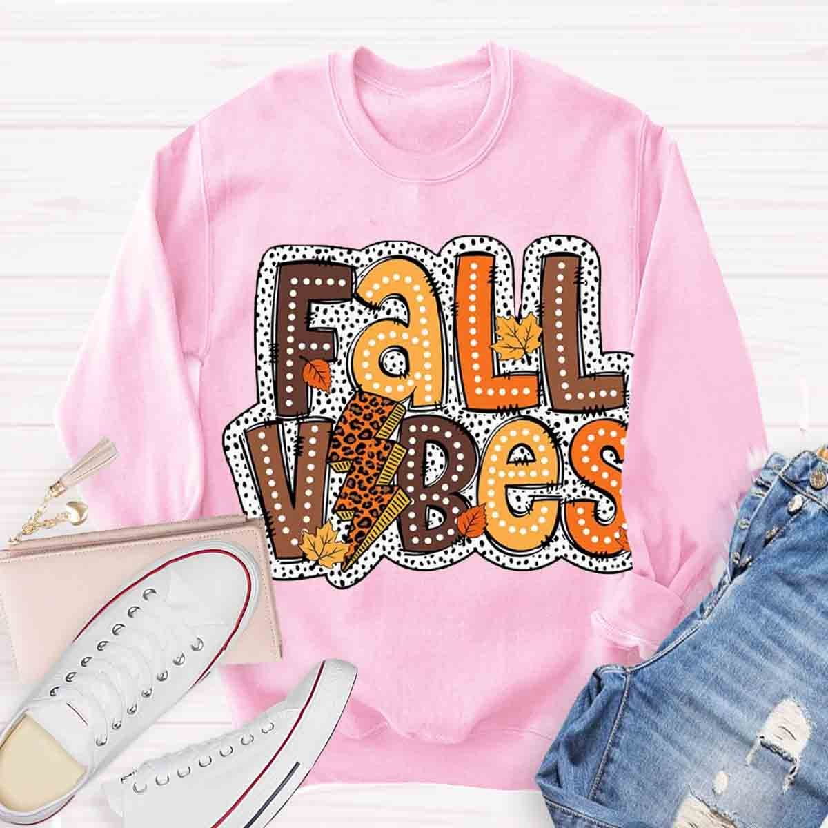 Fall Vibes Retro Sweatshirt