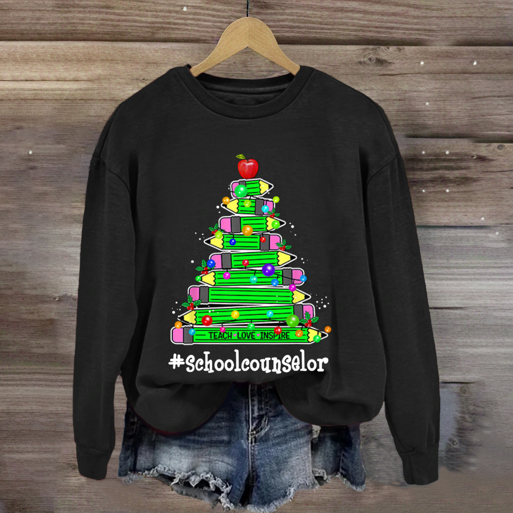 Personalized Position Of School Pencil Tree Sweatshirt