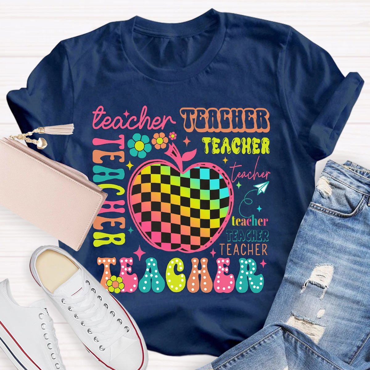 Back To School Apple Teacher Shirt