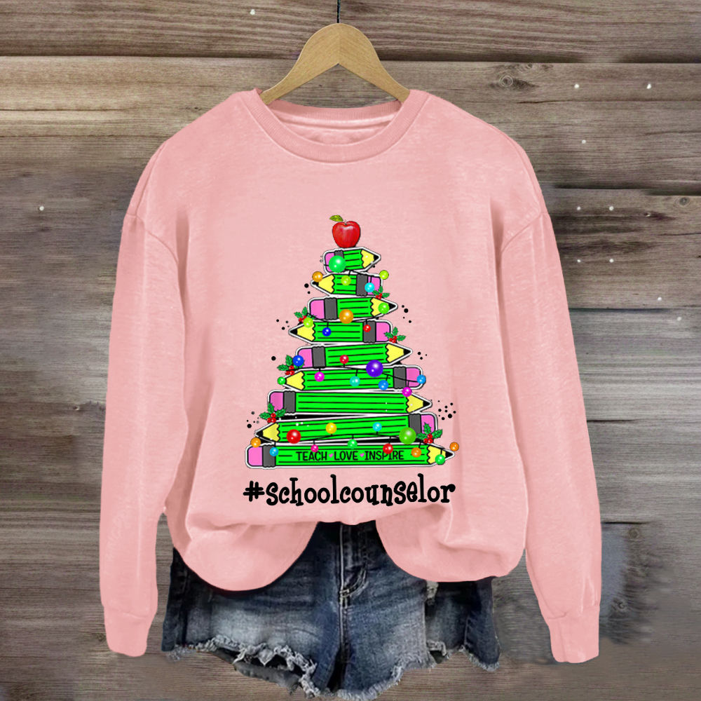 Personalized Position Of School Pencil Tree Sweatshirt