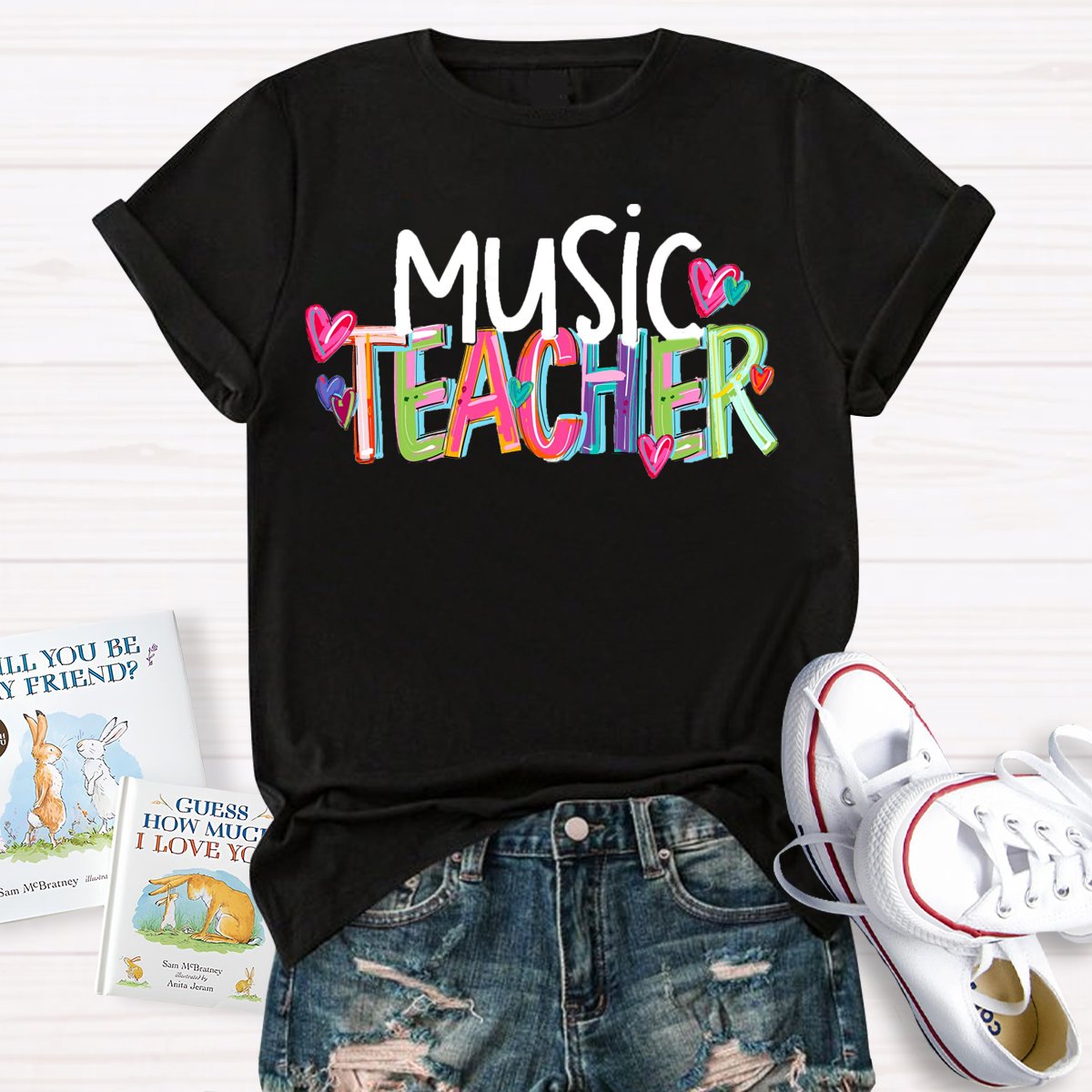 Personalized Subject Music Teacher T-Shirt