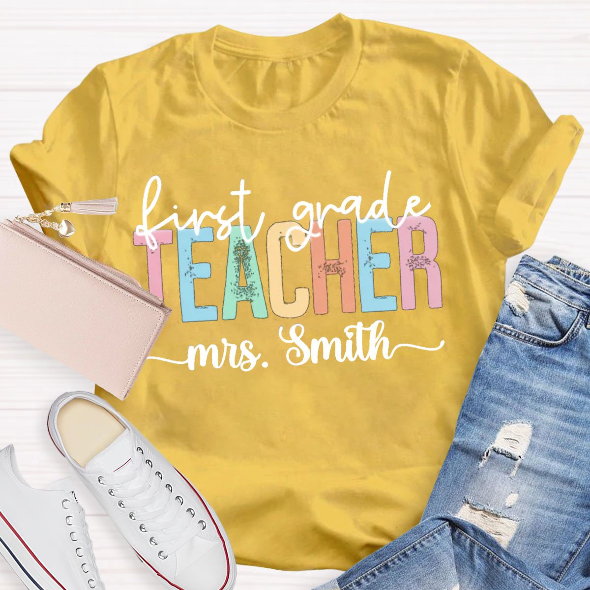 Personalized Your Grade And Name T-Shirt