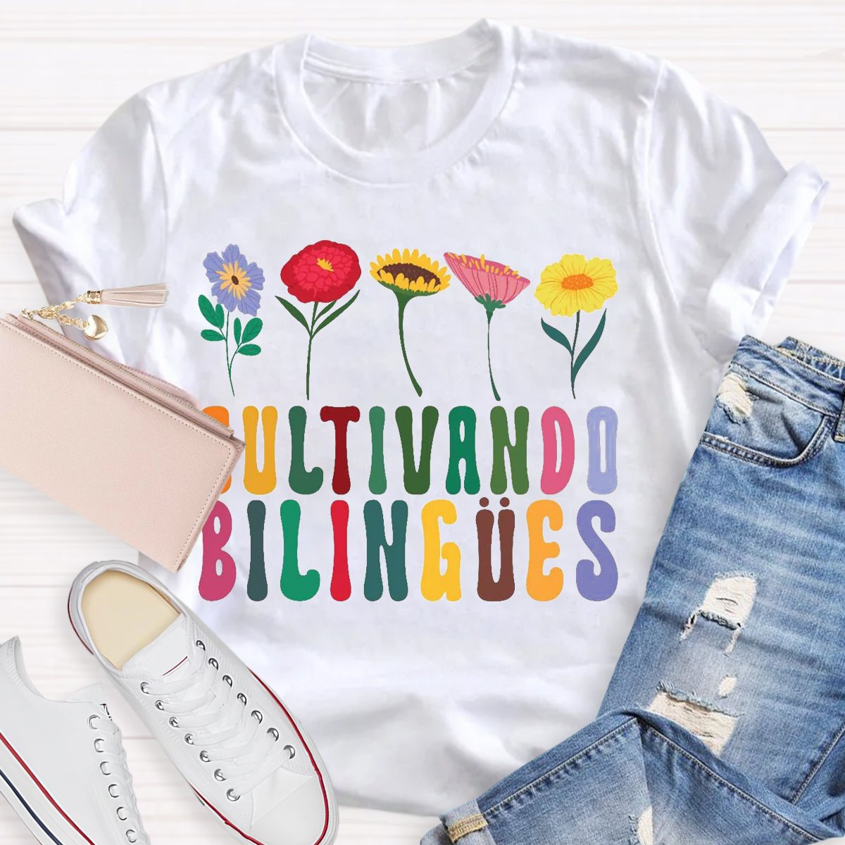 Cultivando Bilingües Bilingual Teacher Shirt