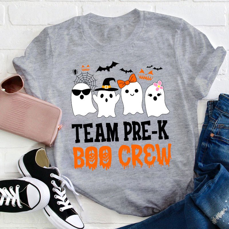 Personalized Team Boo Crew Teacher T-Shirt