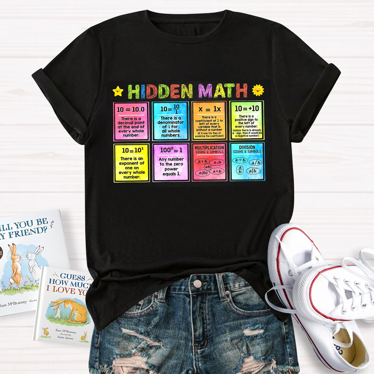 Hidden Math Teachers T-Shirt